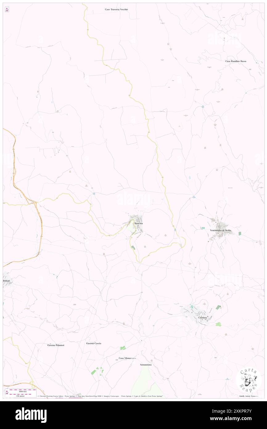 Baucina, Palerme, IT, Italie, Sicile, n 37 55' 30'', N 13 32' 10'', carte, Cartascapes carte publiée en 2024. Explorez Cartascapes, une carte qui révèle la diversité des paysages, des cultures et des écosystèmes de la Terre. Voyage à travers le temps et l'espace, découvrir l'interconnexion du passé, du présent et de l'avenir de notre planète. Banque D'Images