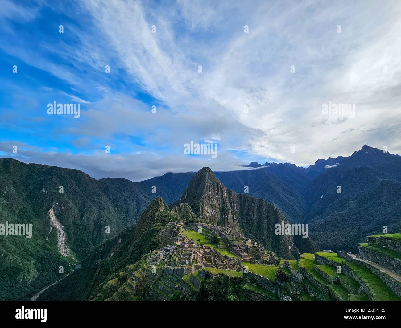 Machu Picchu, Inka Trail, Cusco, Pérou Banque D'Images