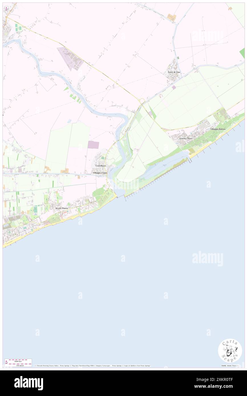 Porto di Cortellazzo, IT, Italie, Vénétie, N 45 31' 58'', N 12 43' 45'', carte, Cartascapes carte publiée en 2024. Explorez Cartascapes, une carte qui révèle la diversité des paysages, des cultures et des écosystèmes de la Terre. Voyage à travers le temps et l'espace, découvrir l'interconnexion du passé, du présent et de l'avenir de notre planète. Banque D'Images