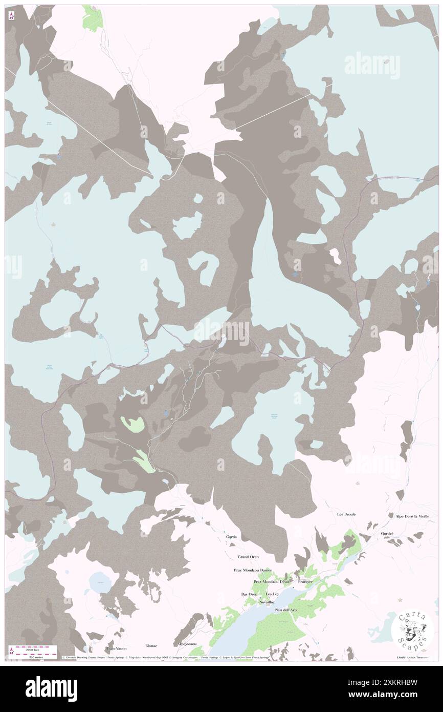 Col Collon, IT, Italie, N 45 57' 39'', N 7 30' 48'', carte, Cartascapes carte publiée en 2024. Explorez Cartascapes, une carte qui révèle la diversité des paysages, des cultures et des écosystèmes de la Terre. Voyage à travers le temps et l'espace, découvrir l'interconnexion du passé, du présent et de l'avenir de notre planète. Banque D'Images