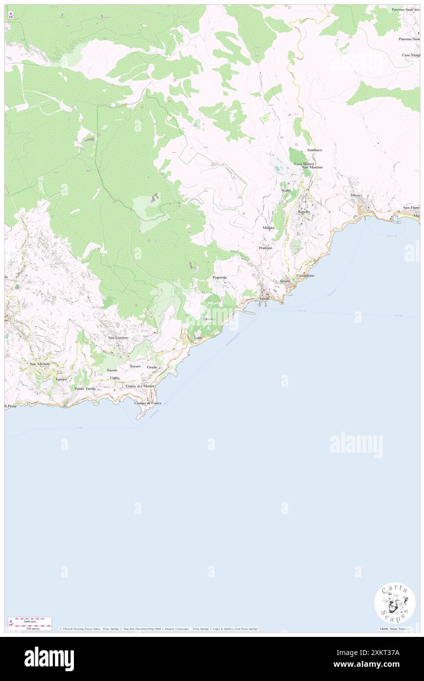 Villa Maria Luigia, Provincia di Salerno, IT, Italie, Campanie, n 40 37' 48'', N 14 35' 23'', carte, Carthascapes carte publiée en 2024. Explorez Cartascapes, une carte qui révèle la diversité des paysages, des cultures et des écosystèmes de la Terre. Voyage à travers le temps et l'espace, découvrir l'interconnexion du passé, du présent et de l'avenir de notre planète. Banque D'Images