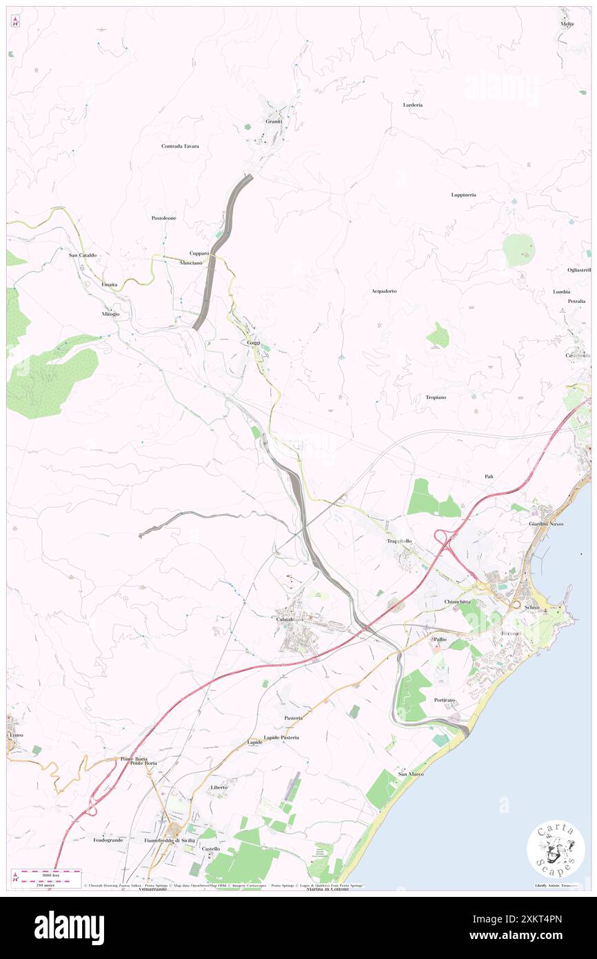 Villa Veronica***, Messine, IT, Italie, Sicile, n 37 50' 44'', N 15 13' 45'', carte, Cartascapes carte publiée en 2024. Explorez Cartascapes, une carte qui révèle la diversité des paysages, des cultures et des écosystèmes de la Terre. Voyage à travers le temps et l'espace, découvrir l'interconnexion du passé, du présent et de l'avenir de notre planète. Banque D'Images