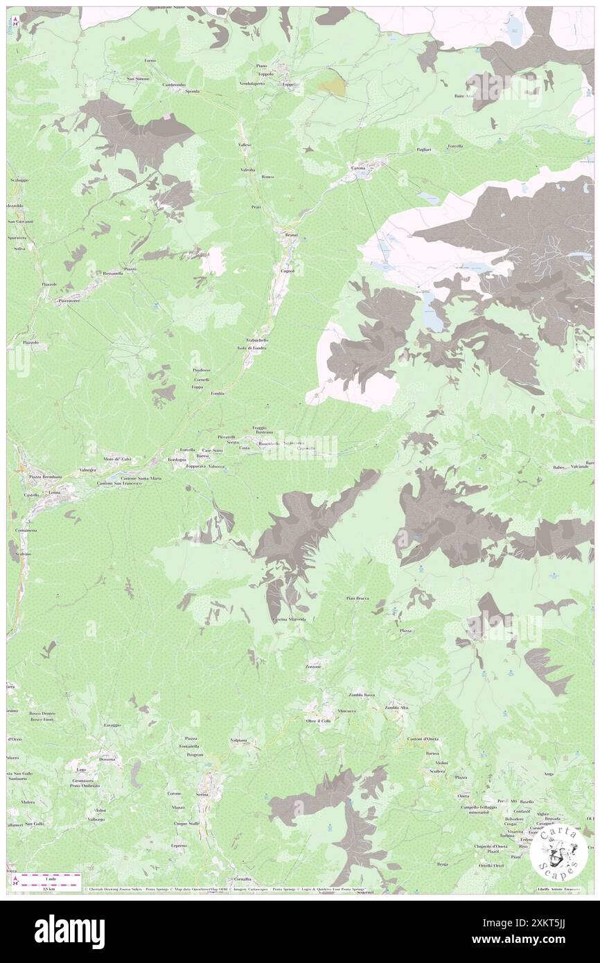 Roncobello, Provincia di Bergamo, IT, Italie, Lombardie, n 45 57' 20'', N 9 45' 8'', carte, Cartascapes carte publiée en 2024. Explorez Cartascapes, une carte qui révèle la diversité des paysages, des cultures et des écosystèmes de la Terre. Voyage à travers le temps et l'espace, découvrir l'interconnexion du passé, du présent et de l'avenir de notre planète. Banque D'Images