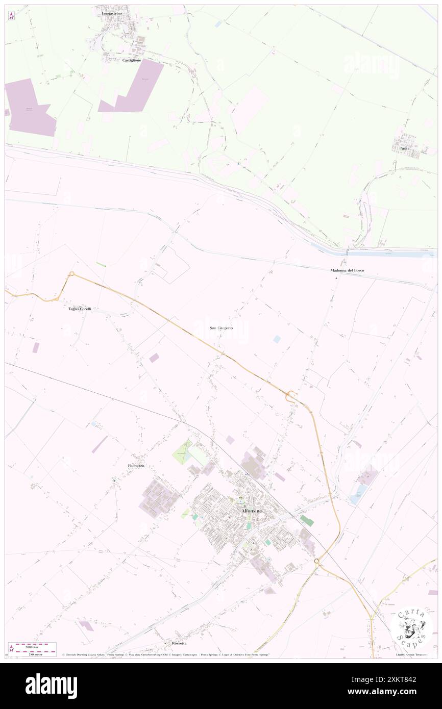 San Gregorio, Provincia di Ravenna, IT, Italie, Emilia-Romagna, n 44 32' 6'', N 12 2' 2'', carte, Cartascapes carte publiée en 2024. Explorez Cartascapes, une carte qui révèle la diversité des paysages, des cultures et des écosystèmes de la Terre. Voyage à travers le temps et l'espace, découvrir l'interconnexion du passé, du présent et de l'avenir de notre planète. Banque D'Images