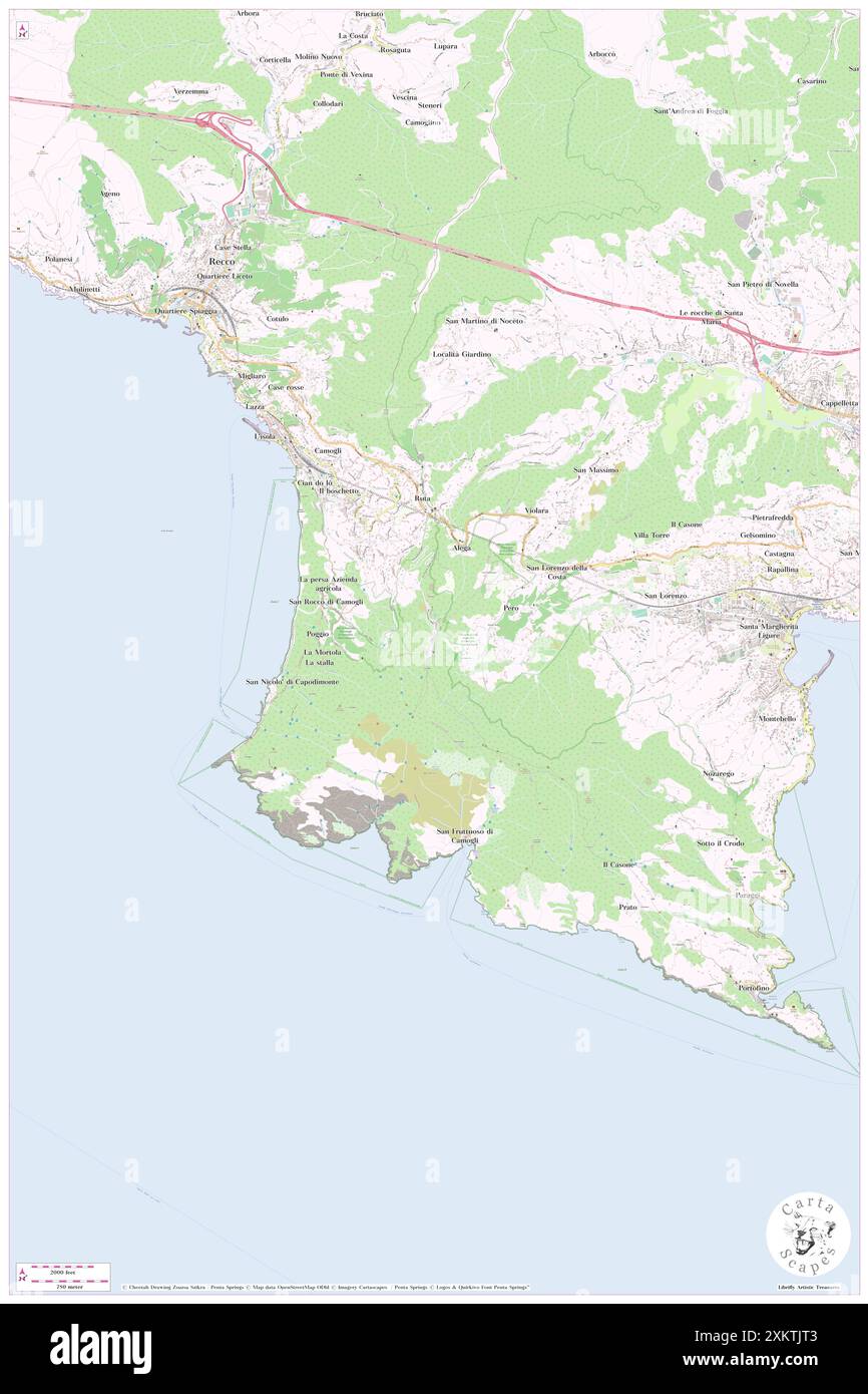 Tour de télévision Portofino, Provincia di Genova, IT, Italie, Ligurie, n 44 19' 55'', N 9 10' 17'', carte, Carthascapes carte publiée en 2024. Explorez Cartascapes, une carte qui révèle la diversité des paysages, des cultures et des écosystèmes de la Terre. Voyage à travers le temps et l'espace, découvrir l'interconnexion du passé, du présent et de l'avenir de notre planète. Banque D'Images