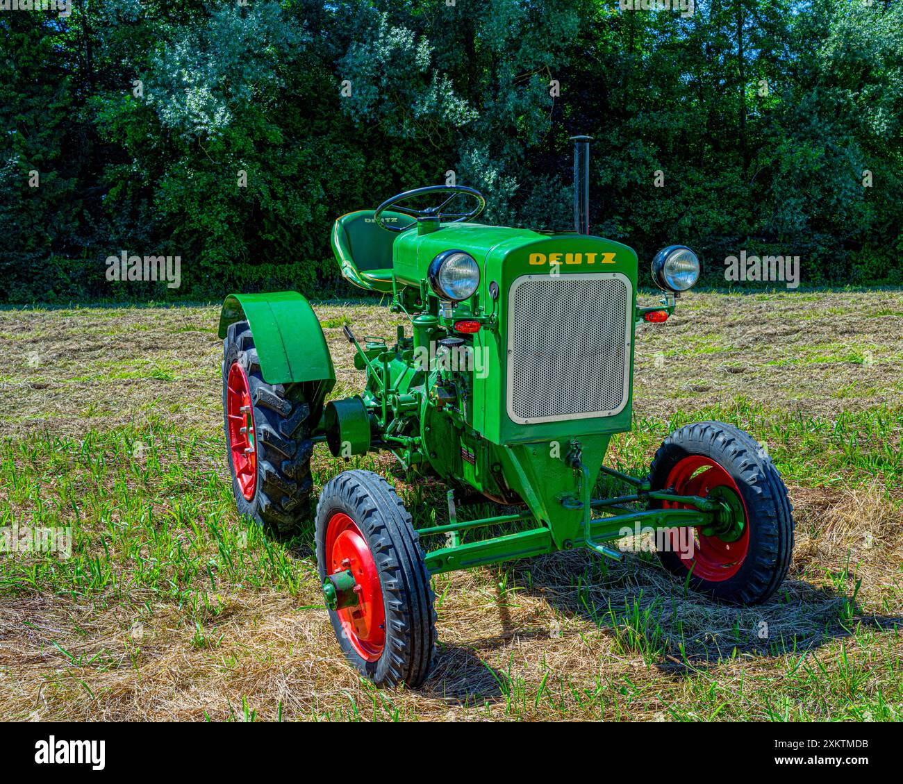 Tracteur historique Deutz F1M 414, cylindrée 1,100, CH 11, année de construction 1936-1942 Banque D'Images