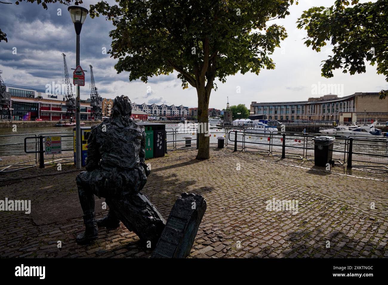 John Cabot envisage de quitter Bristol pour découvrir l’Amérique du Nord. Banque D'Images