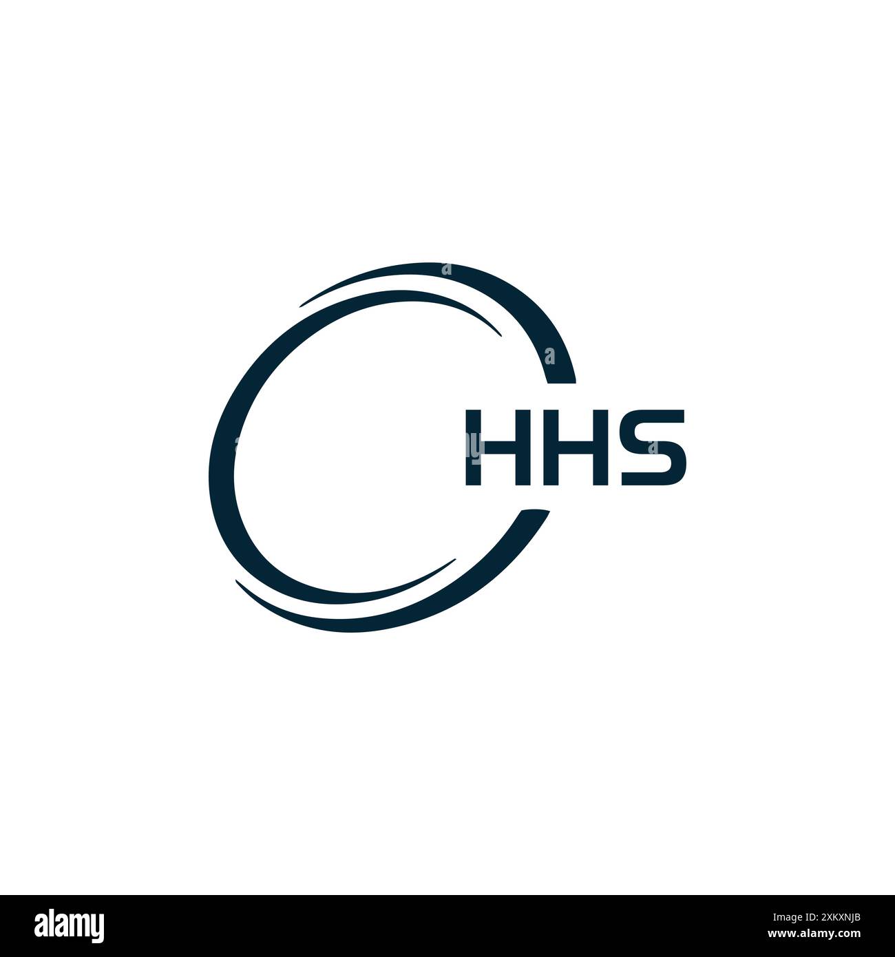 Logo HHS. DESIGN H H S. Lettre HHS blanche. Conception de logo de lettre HHS, H H S H H S conception de logo de lettre en OR, LOGO D'OR, TROIS, style. ensemble de lettres logo Illustration de Vecteur