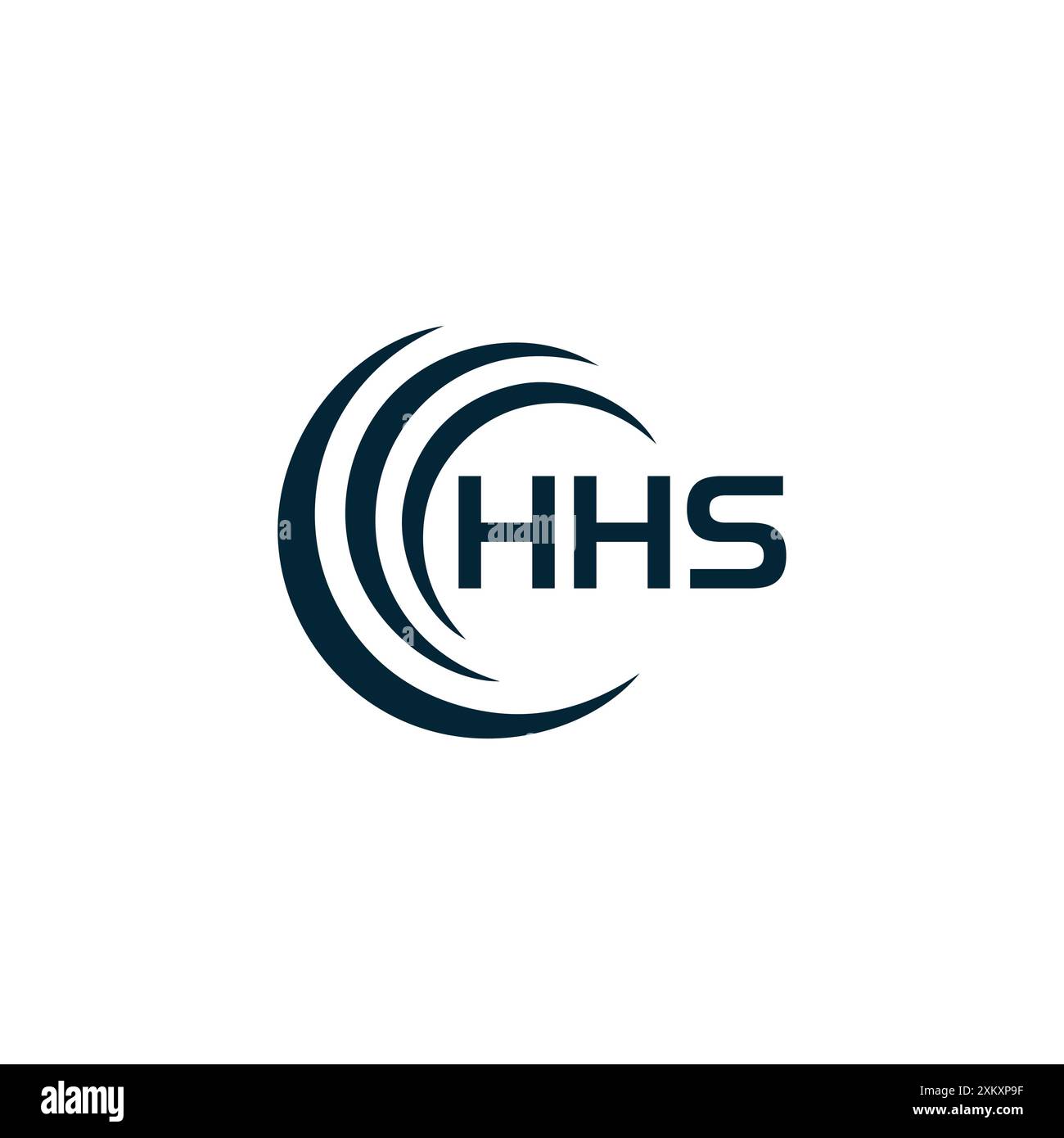 Logo HHS. DESIGN H H S. Lettre HHS blanche. Conception de logo de lettre HHS, H H S H H S conception de logo de lettre en OR, LOGO D'OR, TROIS, style. ensemble de lettres logo Illustration de Vecteur