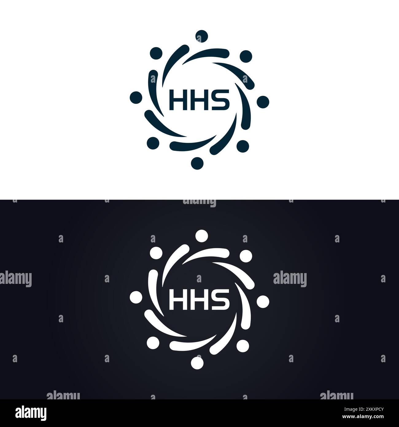 Logo HHS. DESIGN H H S. Lettre HHS blanche. Conception de logo de lettre HHS, H H S H H S conception de logo de lettre en OR, LOGO D'OR, TROIS, style. ensemble de lettres logo Illustration de Vecteur