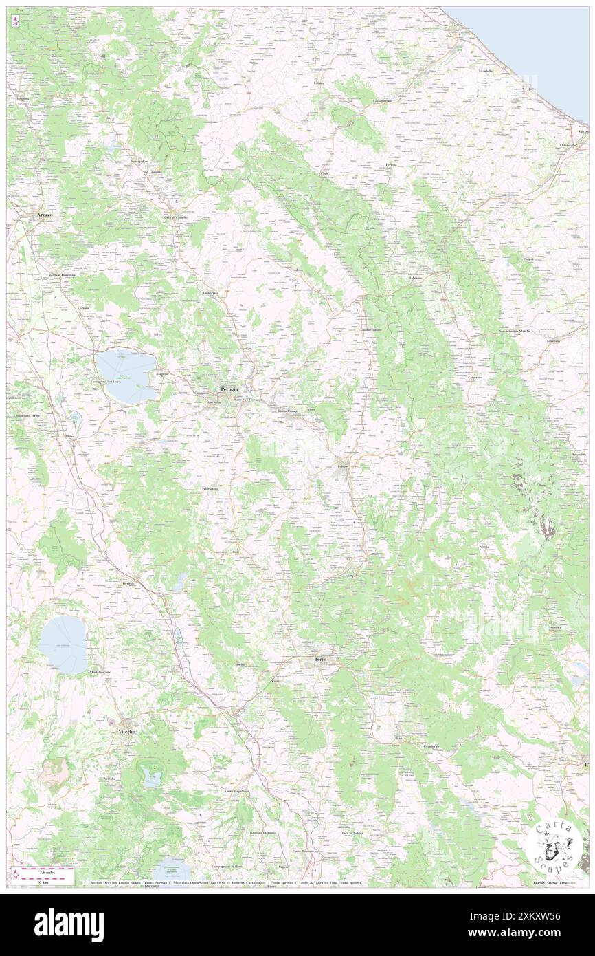 Ombrie, , IT, Italie, Ombrie, n 43 0' 0'', N 12 30' 0'', carte, Cartascapes carte publiée en 2024. Explorez Cartascapes, une carte qui révèle la diversité des paysages, des cultures et des écosystèmes de la Terre. Voyage à travers le temps et l'espace, découvrir l'interconnexion du passé, du présent et de l'avenir de notre planète. Banque D'Images