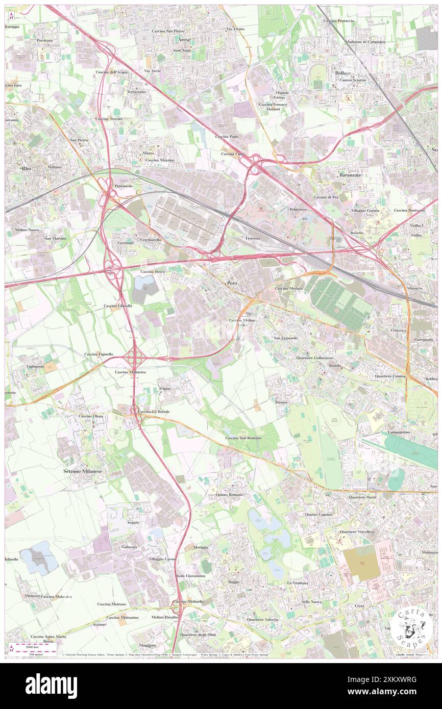 ATA Expo Fiera, Città metropolitana di Milano, IT, Italie, Lombardie, N 45 30' 8'', N 9 5' 12'', map, Carthascapes carte publiée en 2024. Explorez Cartascapes, une carte qui révèle la diversité des paysages, des cultures et des écosystèmes de la Terre. Voyage à travers le temps et l'espace, découvrir l'interconnexion du passé, du présent et de l'avenir de notre planète. Banque D'Images