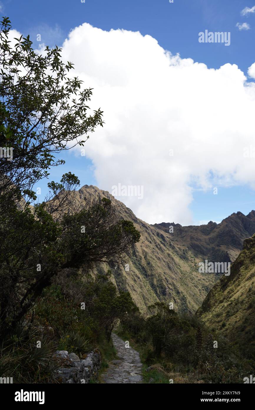Inka Trail, Cusco, Pérou Banque D'Images