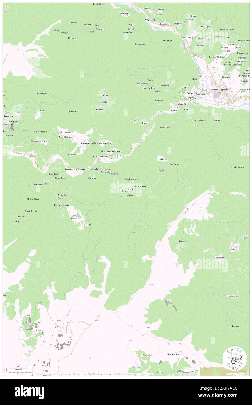 Peyroneo, Turin, IT, Italie, Piémont, n 44 55' 42'', N 7 9' 8'', carte, Cartascapes carte publiée en 2024. Explorez Cartascapes, une carte qui révèle la diversité des paysages, des cultures et des écosystèmes de la Terre. Voyage à travers le temps et l'espace, découvrir l'interconnexion du passé, du présent et de l'avenir de notre planète. Banque D'Images