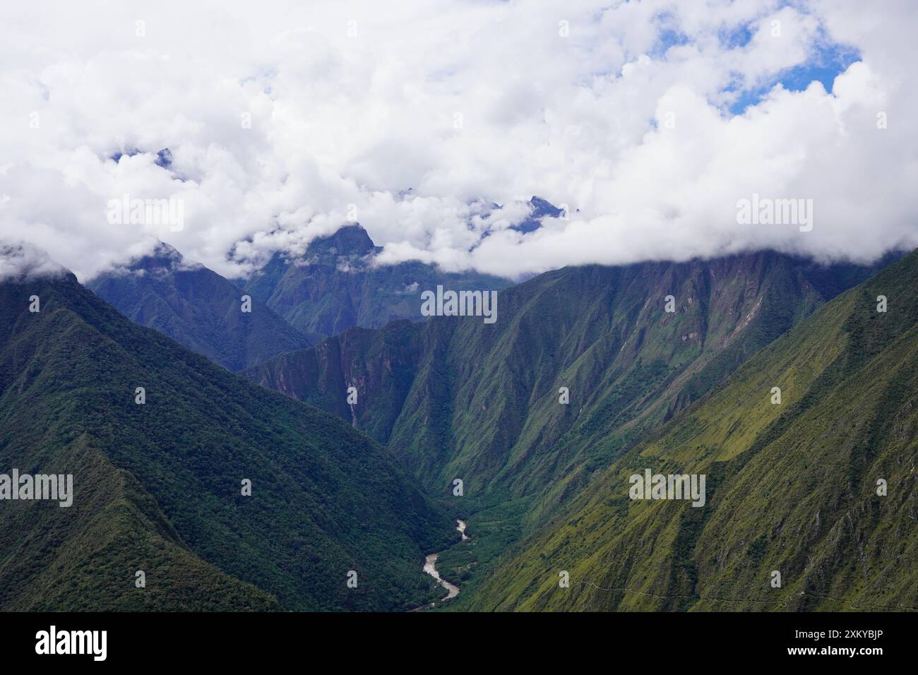 Rivière Urubamba, Inka Trail, Cusco, Pérou Banque D'Images