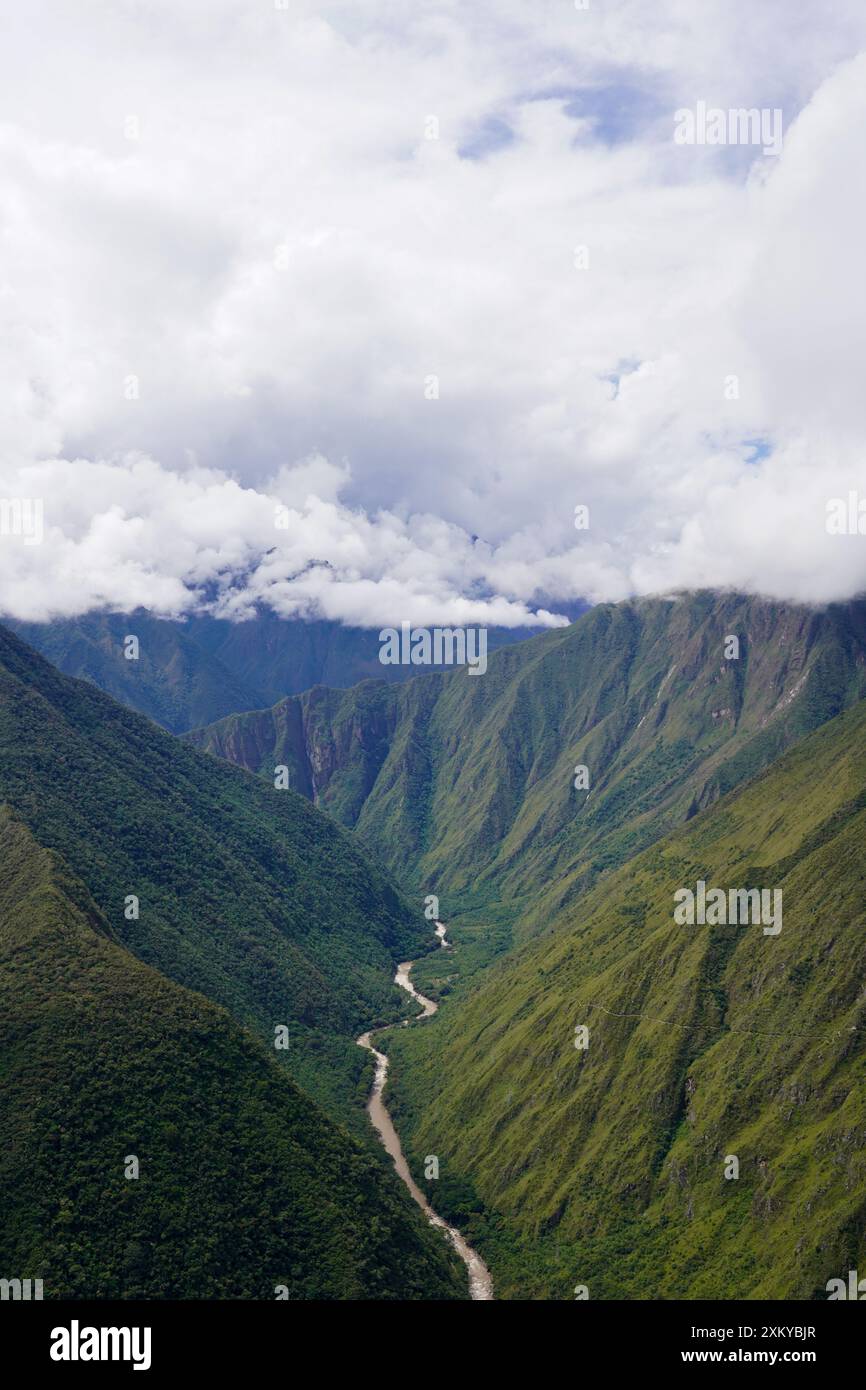 Rivière Urubamba, Inka Trail, Cusco, Pérou Banque D'Images