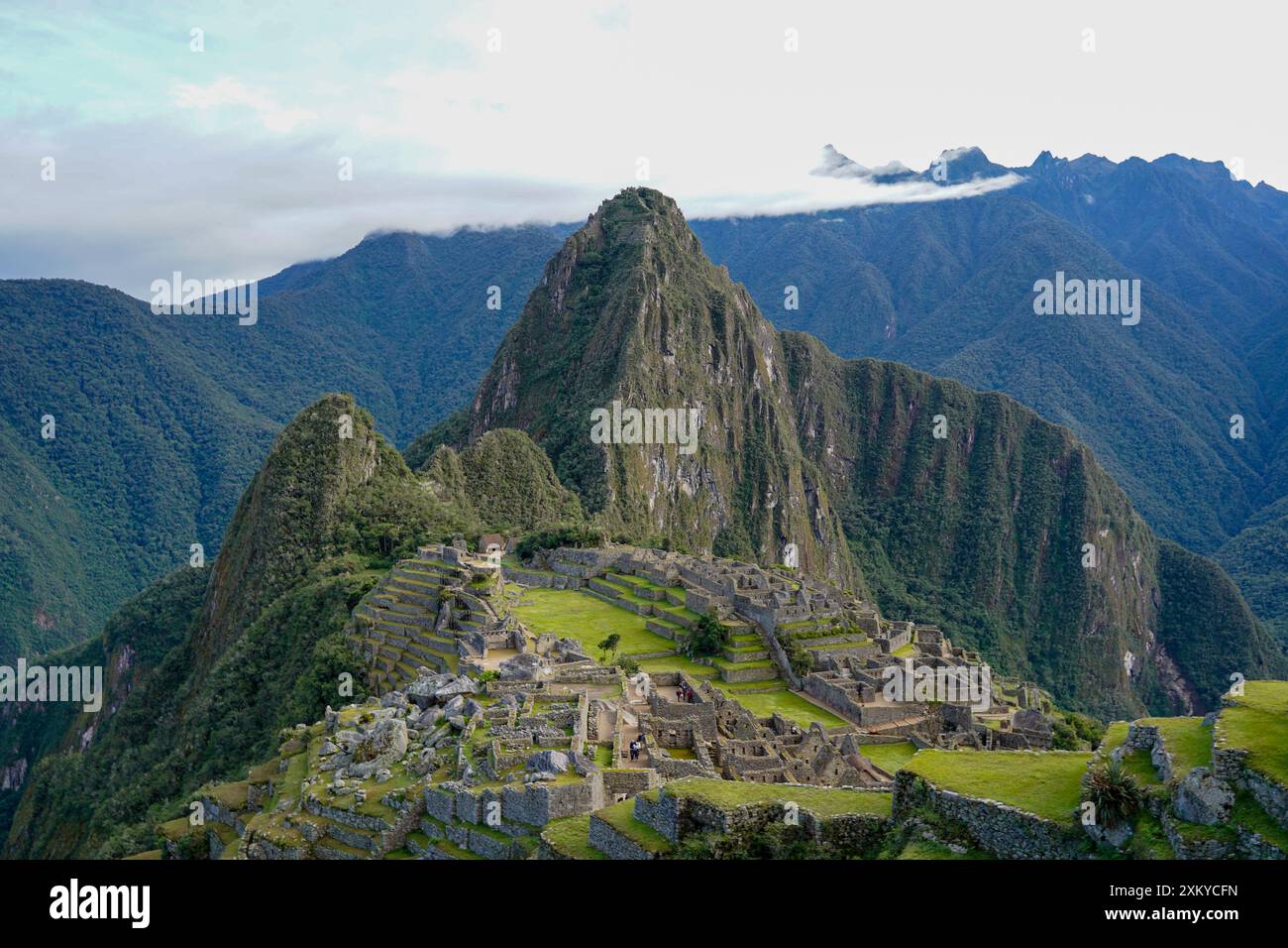 Inka Trail, Cusco, Pérou Banque D'Images