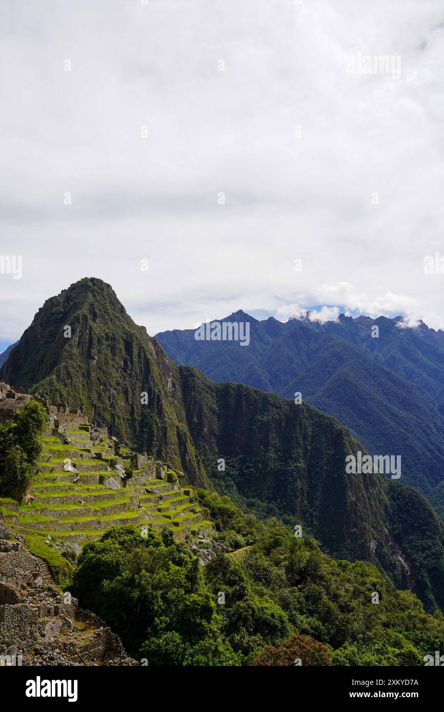 Machu Picchu, Inka Trail, Cusco, Pérou Banque D'Images