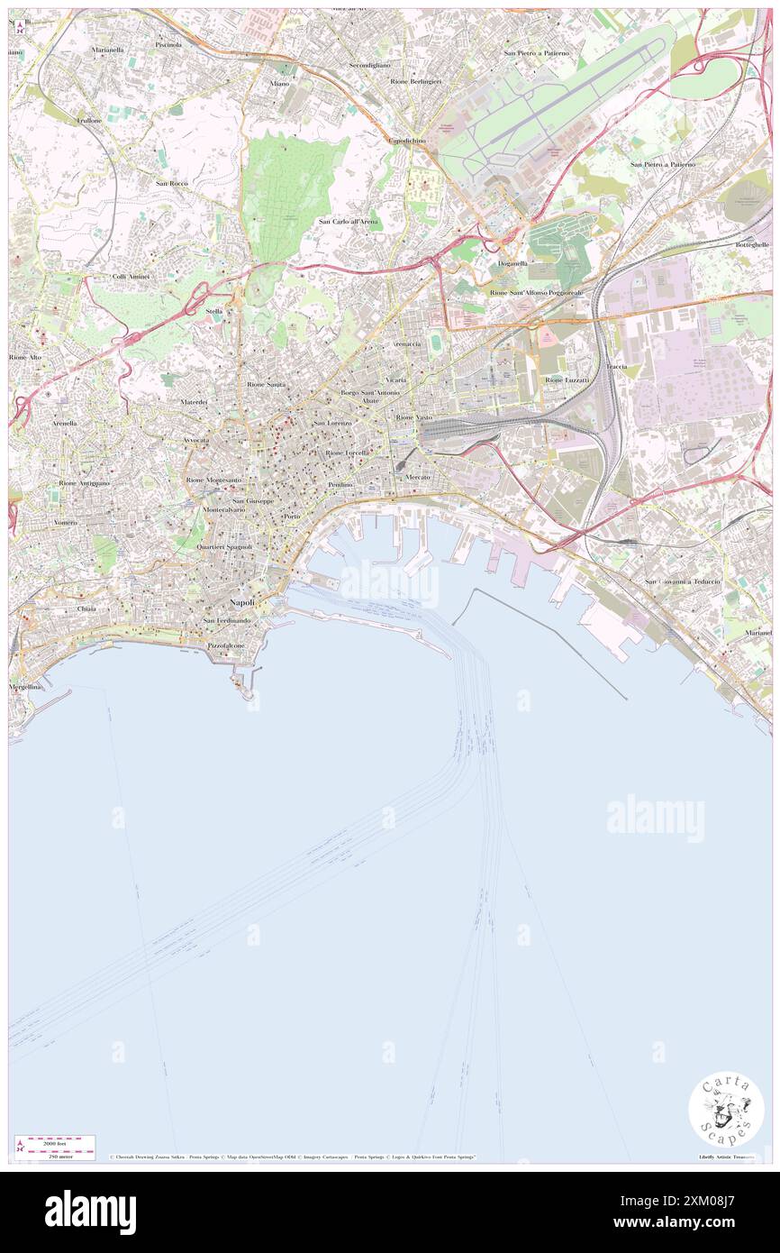 Avamporto Ammiraglio Francesco Caracciolo, , IT, Italie, Campanie, n 40 50' 14'', N 14 16' 5'', carte, Cartascapes carte publiée en 2024. Explorez Cartascapes, une carte qui révèle la diversité des paysages, des cultures et des écosystèmes de la Terre. Voyage à travers le temps et l'espace, découvrir l'interconnexion du passé, du présent et de l'avenir de notre planète. Banque D'Images