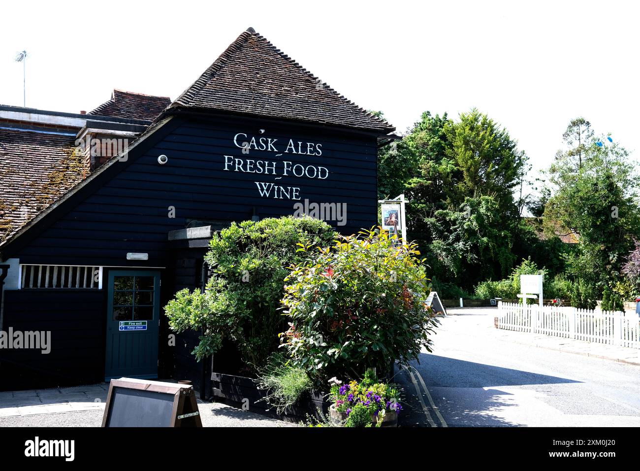 la taverne george et dragon, ville fordwich, sturry, canterbury, kent, royaume-uni juillet 2024 Banque D'Images