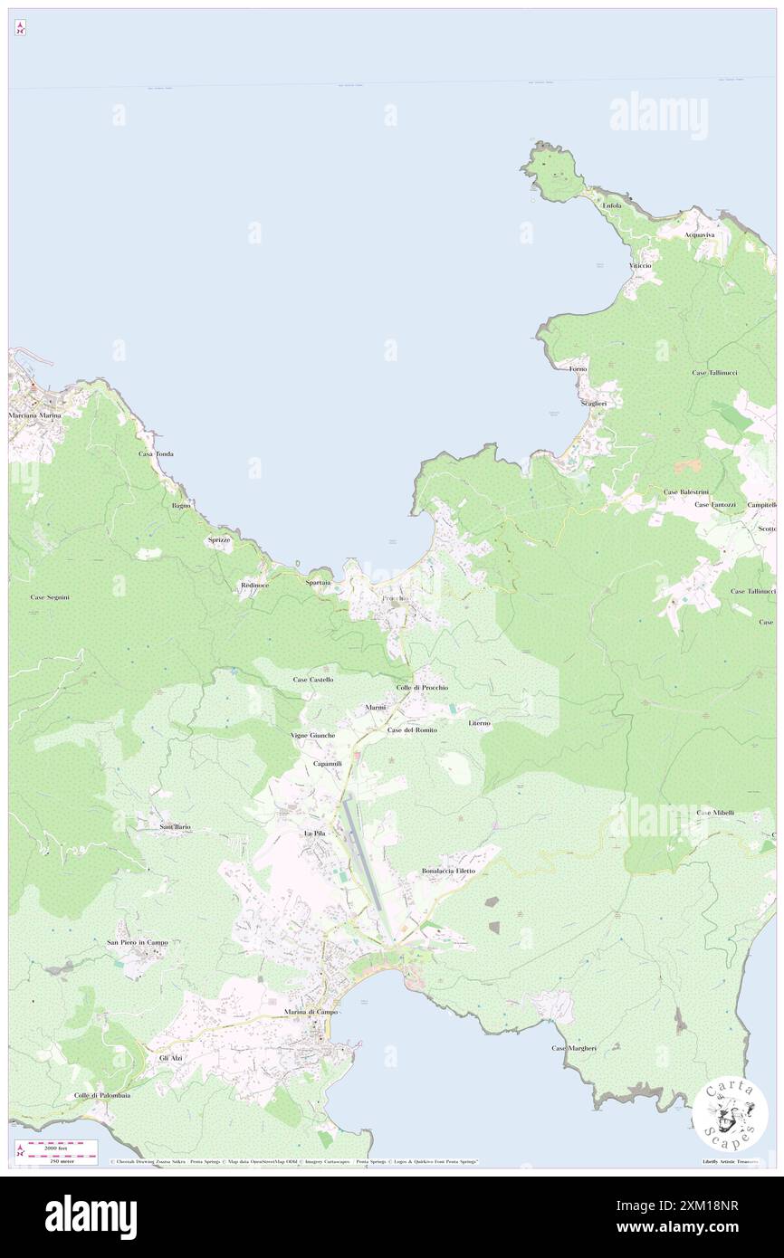 Procchio, Provincia di Livorno, IT, Italie, Toscane, n 42 47' 13'', N 10 14' 37'', carte, Cartascapes carte publiée en 2024. Explorez Cartascapes, une carte qui révèle la diversité des paysages, des cultures et des écosystèmes de la Terre. Voyage à travers le temps et l'espace, découvrir l'interconnexion du passé, du présent et de l'avenir de notre planète. Banque D'Images