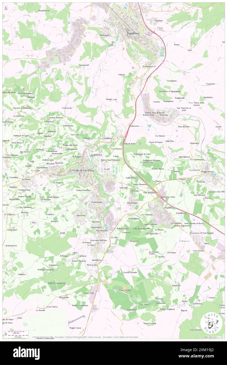 Stadio Comunale Gino Manni, Provincia di Siena, IT, Italie, Toscane, n 43 25' 21'', N 11 8' 23'', carte, Cartascapes carte publiée en 2024. Explorez Cartascapes, une carte qui révèle la diversité des paysages, des cultures et des écosystèmes de la Terre. Voyage à travers le temps et l'espace, découvrir l'interconnexion du passé, du présent et de l'avenir de notre planète. Banque D'Images