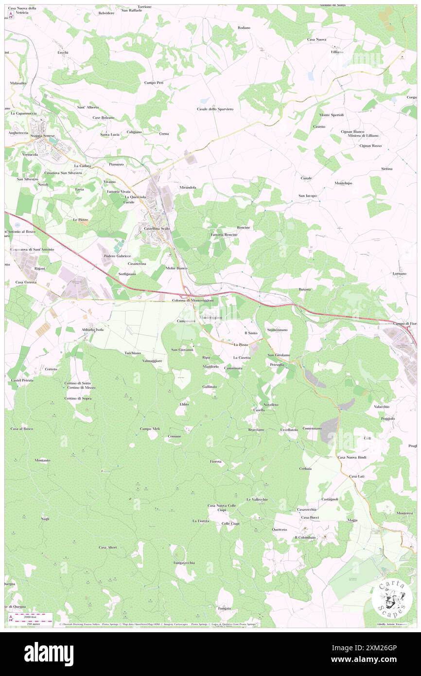 Église Santa Maria Assunta, Provincia di Siena, IT, Italie, Toscane, n 43 23' 24'', N 11 13' 24'', carte, Cartascapes carte publiée en 2024. Explorez Cartascapes, une carte qui révèle la diversité des paysages, des cultures et des écosystèmes de la Terre. Voyage à travers le temps et l'espace, découvrir l'interconnexion du passé, du présent et de l'avenir de notre planète. Banque D'Images