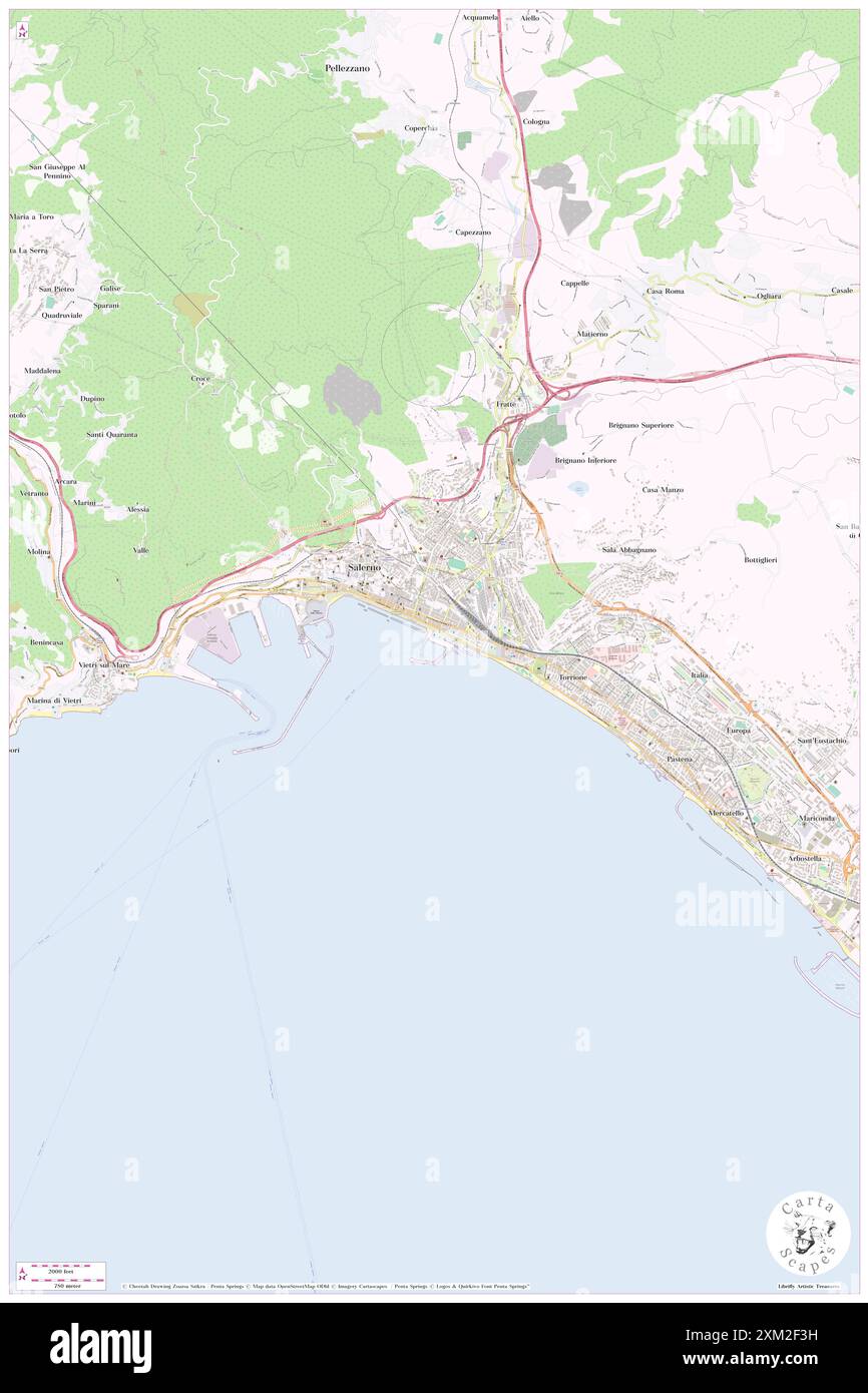 Marina Masuccio Salernitano, Provincia di Salerno, IT, Italie, Campanie, n 40 40' 21'', N 14 46' 3'', carte, Cartascapes carte publiée en 2024. Explorez Cartascapes, une carte qui révèle la diversité des paysages, des cultures et des écosystèmes de la Terre. Voyage à travers le temps et l'espace, découvrir l'interconnexion du passé, du présent et de l'avenir de notre planète. Banque D'Images