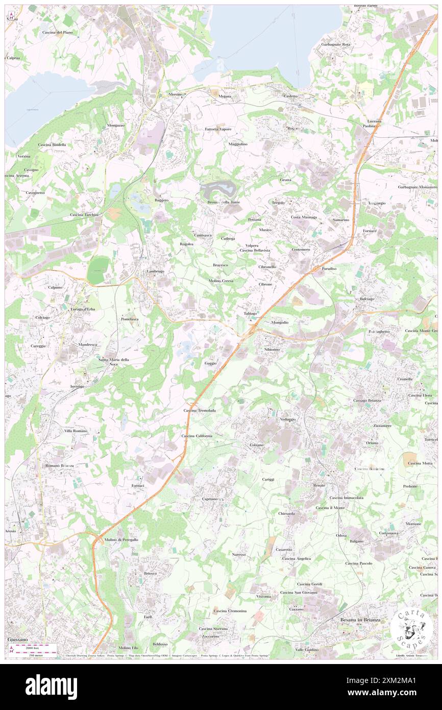 Vie humide, Provincia di Lecco, IT, Italie, Lombardie, n 45 44' 57'', N 9 15' 25'', carte, Carthascapes carte publiée en 2024. Explorez Cartascapes, une carte qui révèle la diversité des paysages, des cultures et des écosystèmes de la Terre. Voyage à travers le temps et l'espace, découvrir l'interconnexion du passé, du présent et de l'avenir de notre planète. Banque D'Images