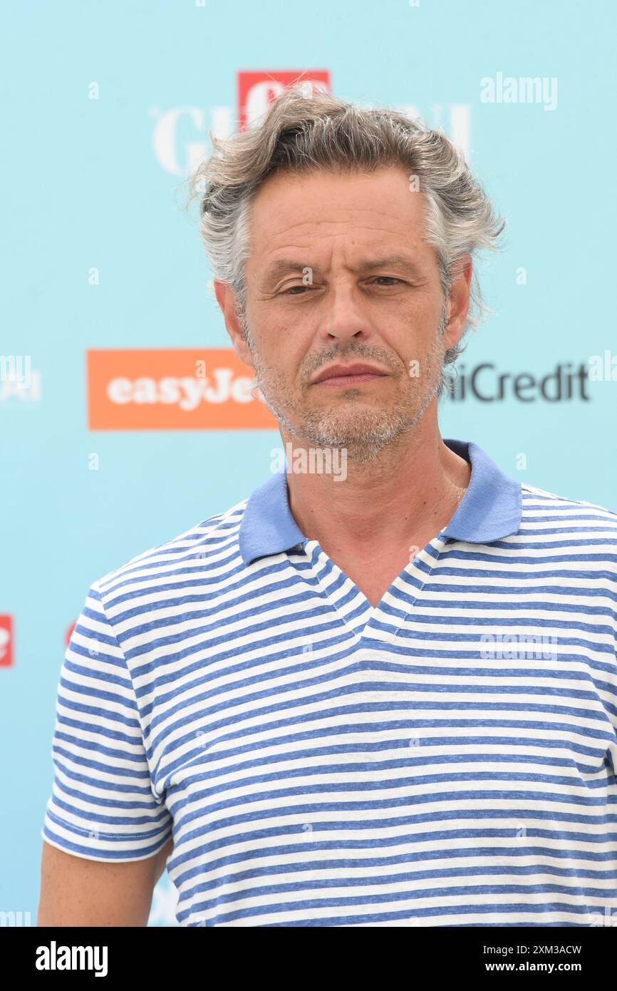 Giffoni Vallepiana, Italie, 25/07/2024, Giffoni Vallepiana Giffoni Festival 2024 Photocall Incanto, sur la photo : Stefano Pesce Banque D'Images