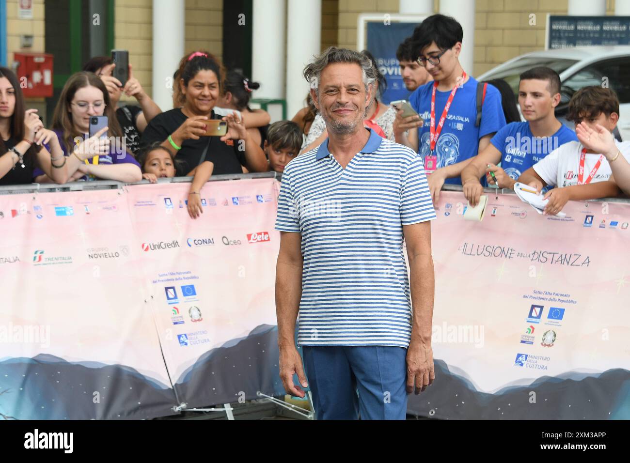 Giffoni Vallepiana, Italie, 25/07/2024, Giffoni Vallepiana Giffoni Festival 2024 Photocall Incanto, sur la photo : Stefano Pesce Banque D'Images