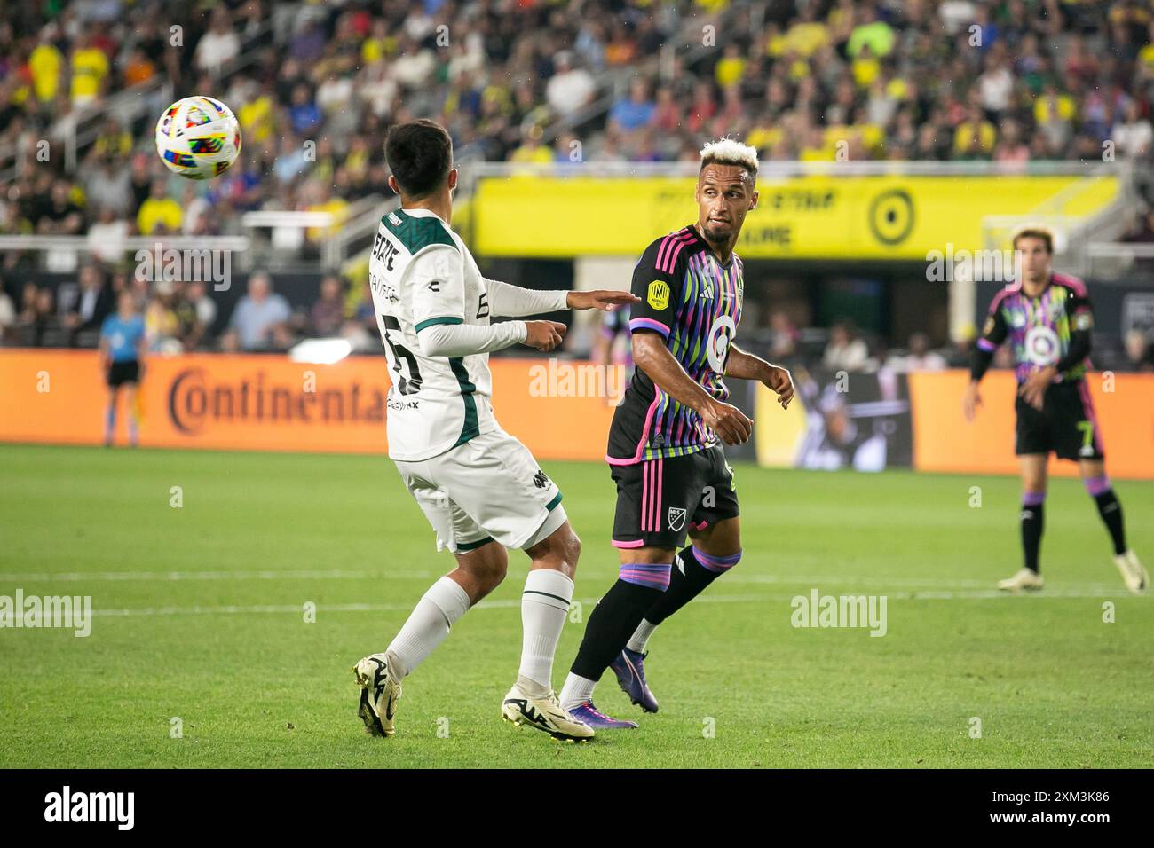 Columbus, Ohio, États-Unis. 24 juillet 2024. Hany Mukhtar, milieu de terrain de la MLS, de Nashville SC (27). Le MLS All-Star Game entre MLS et Liga MX à Lower.com Field. Crédit : Kindell Buchanan/Alamy Live News Banque D'Images