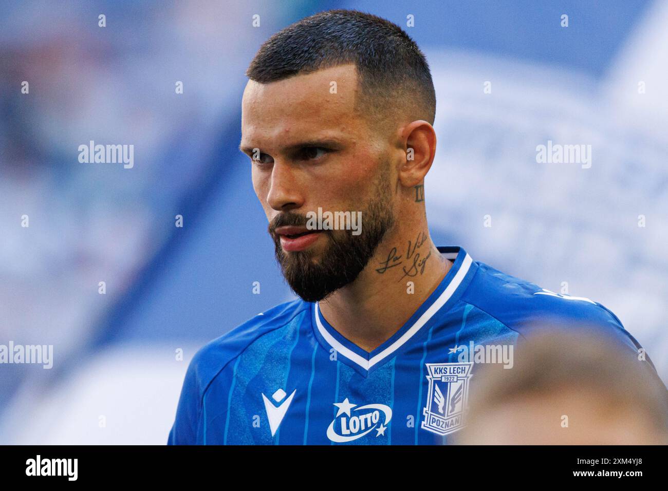 Kristoffer Velde (Lech Poznan) vu lors du match PKO BP Ekstraklasa entre les équipes de Lech Poznan et Gornik Zabrze au stade Enea. Lech Poznan vs Gornik Zabrze (score final 2:0) Banque D'Images