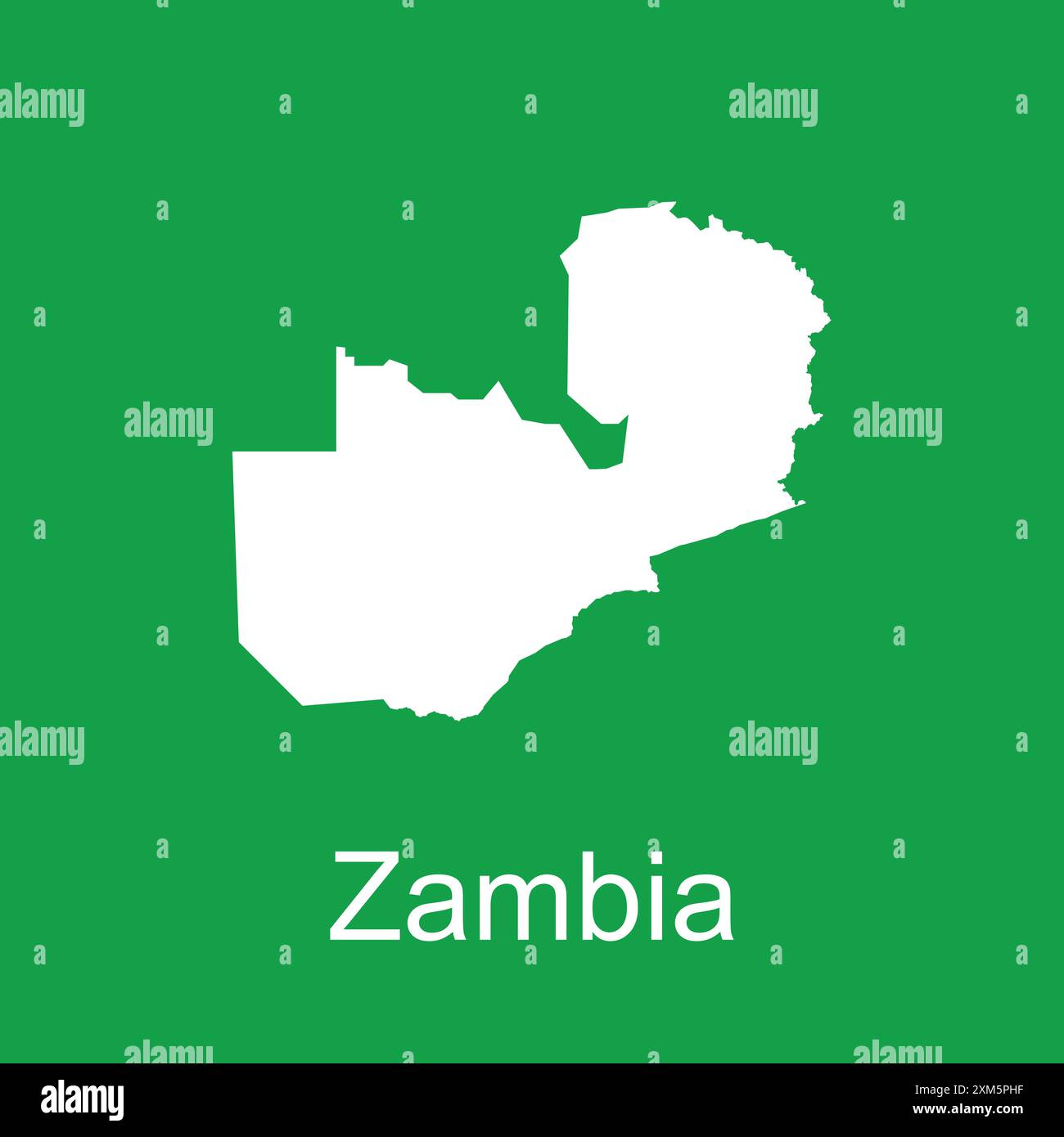 design d'illustration d'icône de pays de zambie Illustration de Vecteur