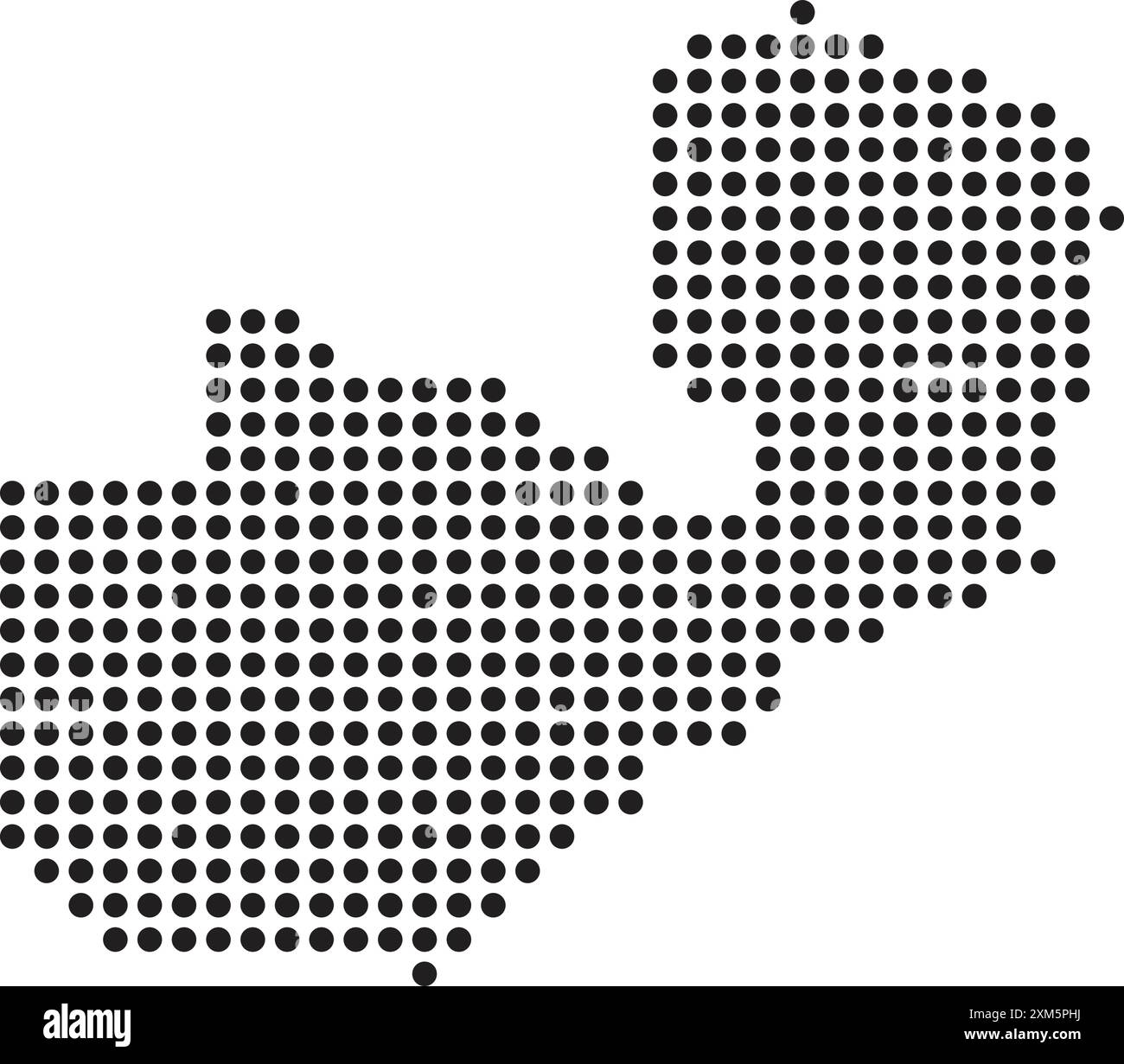 design d'illustration d'icône de pays de zambie Illustration de Vecteur