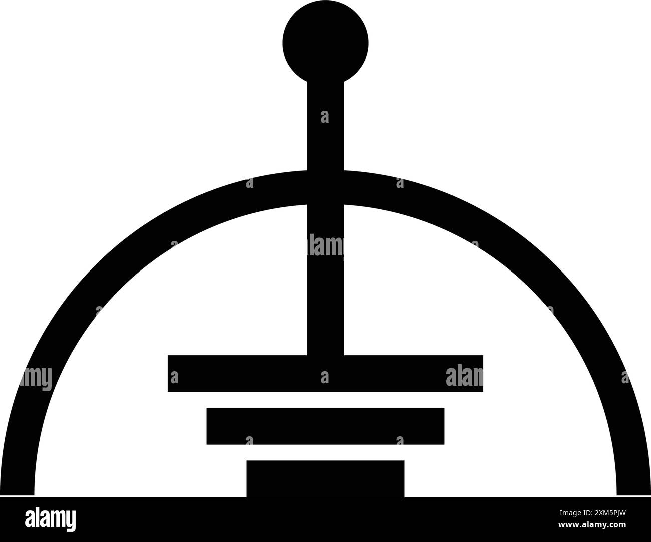 icône de mise à la terre conception d'illustration simple Illustration de Vecteur