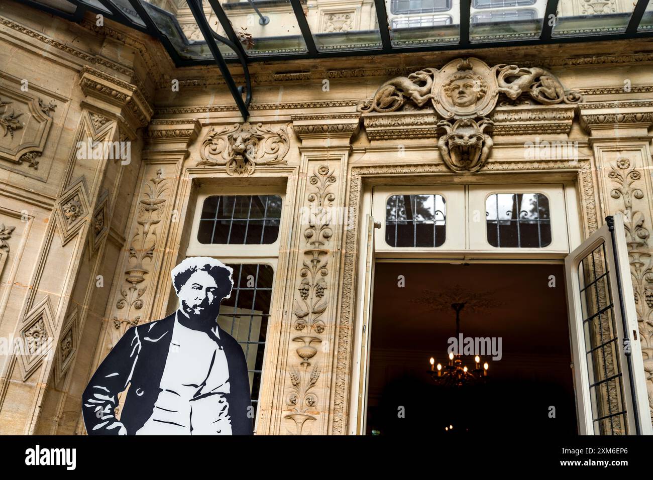 Vue extérieure du Château de Monte-Cristo (Château de Montecristo), musée de la maison de l'écrivain français Alexandre Dumas, le Port-Marly, près de Paris, France Banque D'Images