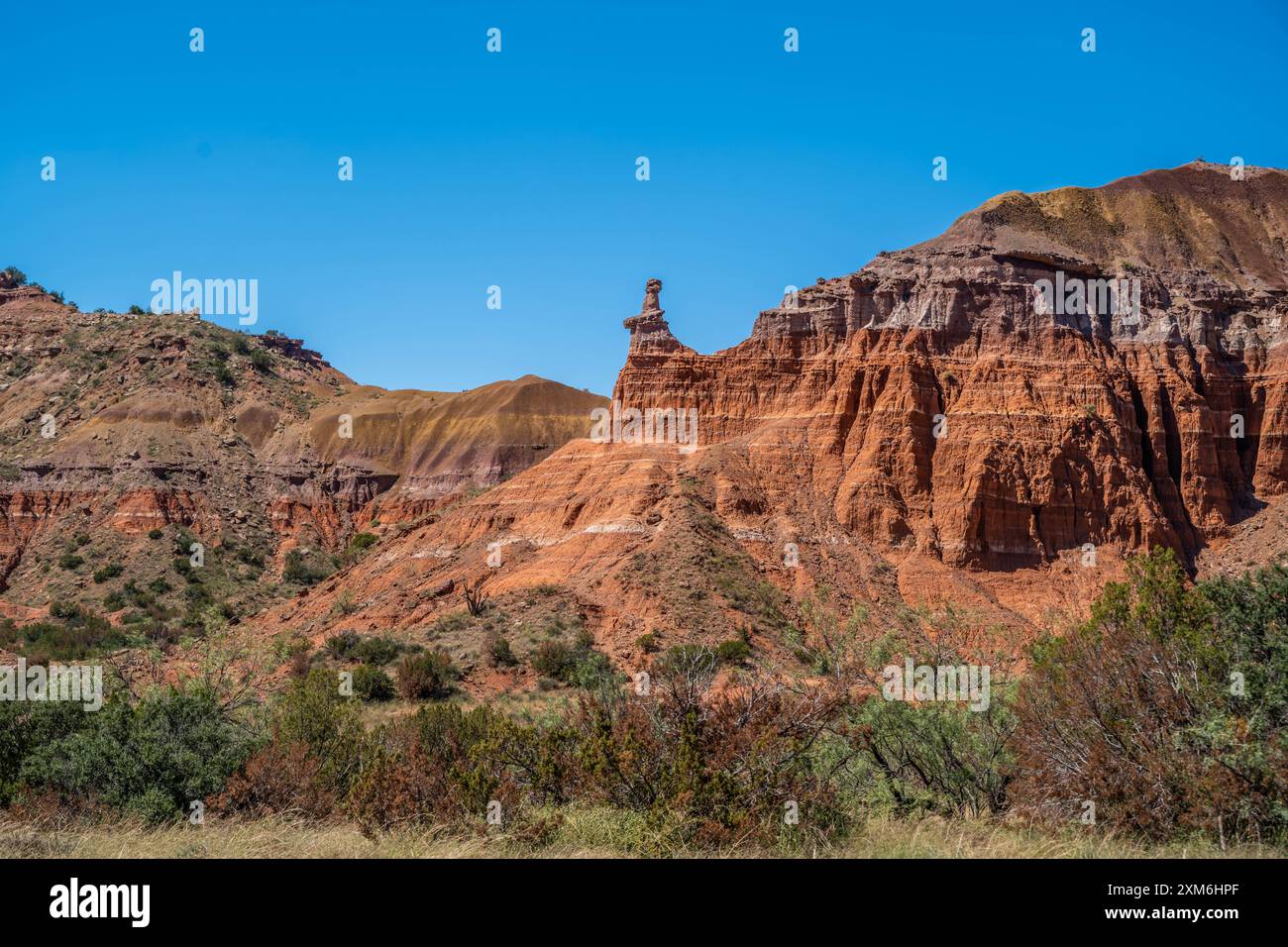 Une vue imprenable sur la nature à Amarillo, Texas Banque D'Images