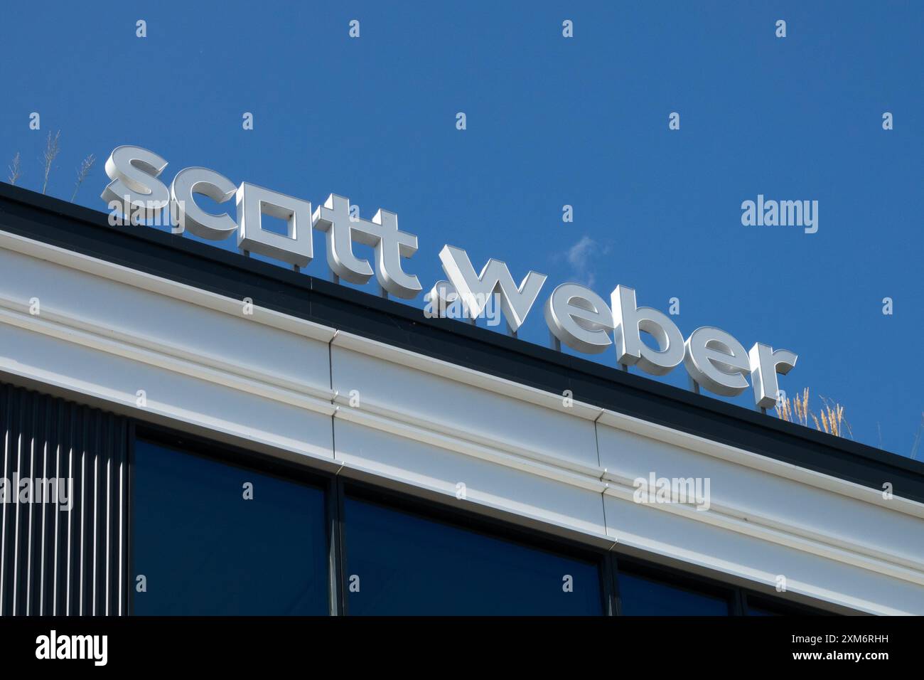 Scott. Logo Weber République tchèque Banque D'Images