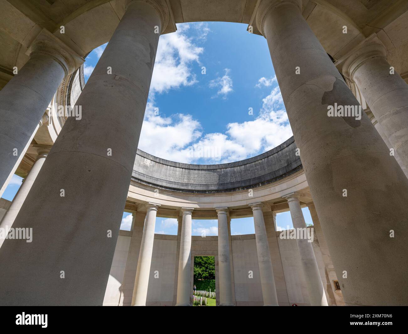 Extension du cimetière de Berks et Mémorial de Ploegsteert aux disparus Banque D'Images