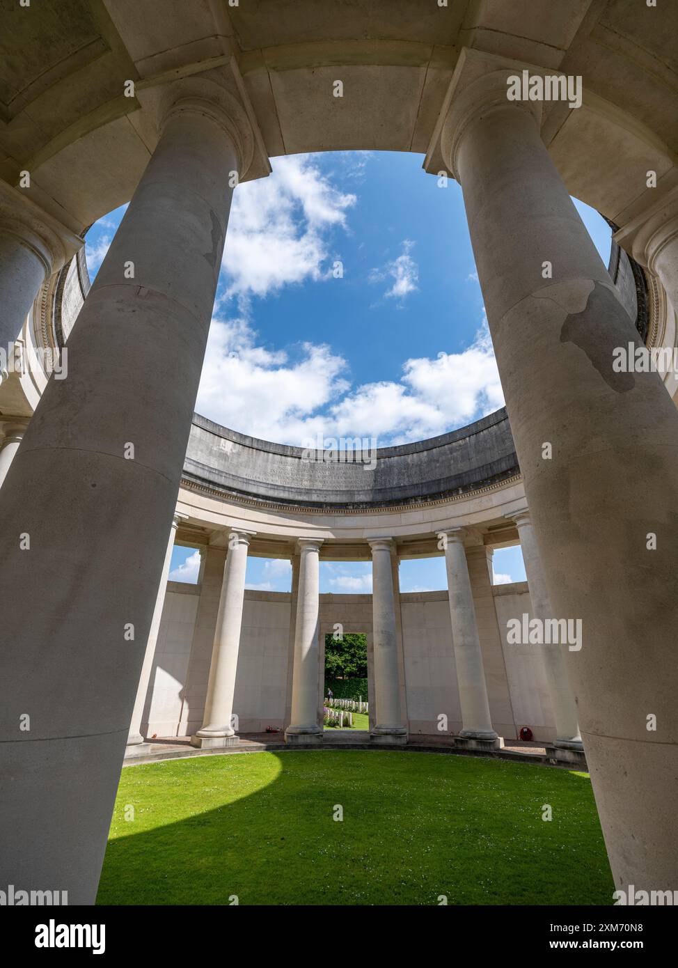 Extension du cimetière de Berks et Mémorial de Ploegsteert aux disparus Banque D'Images