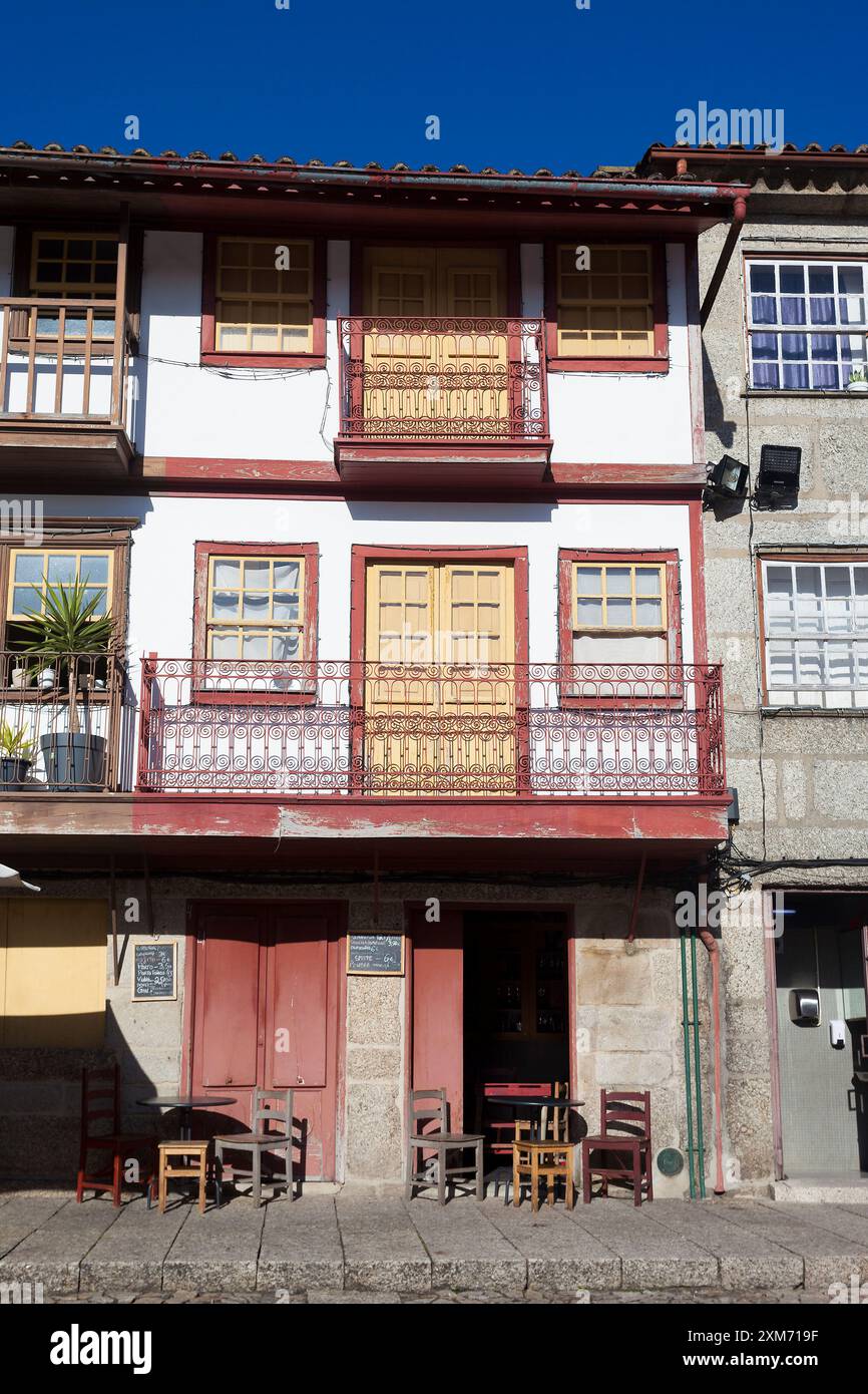 Architecture de Guimaraes, quartier de Braga, Portugal Banque D'Images
