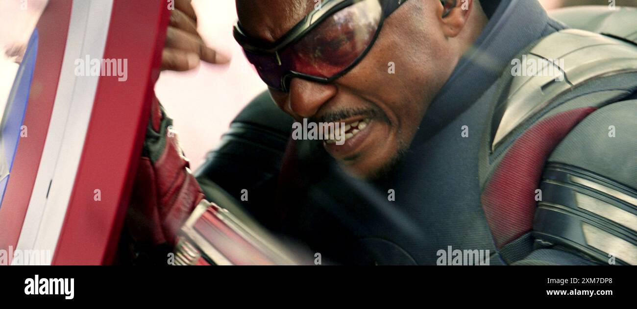 Captain America : Brave New World Anthony Mackie Banque D'Images