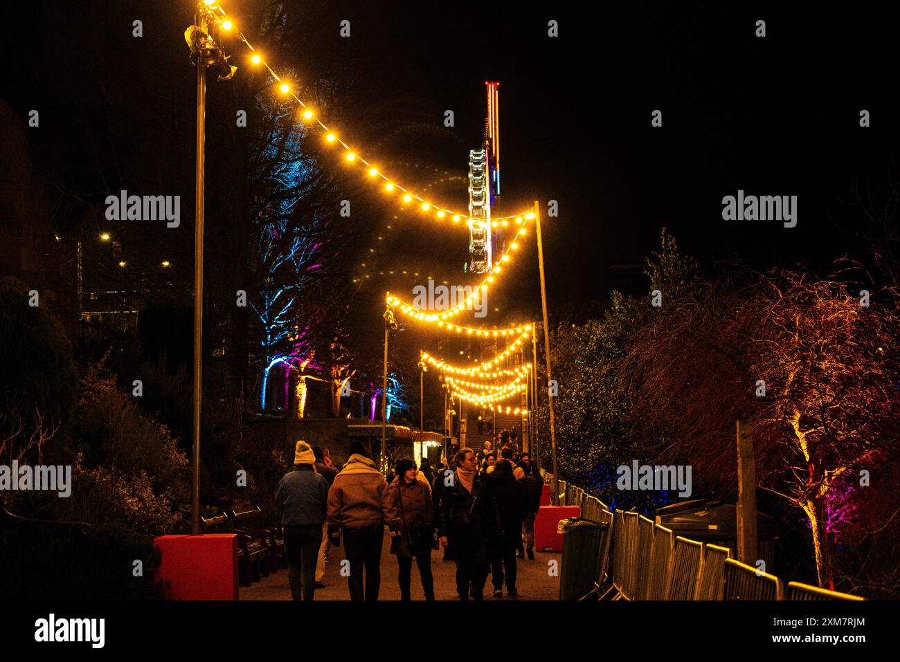 Marché de Noël d'Édimbourg 2023 Banque D'Images