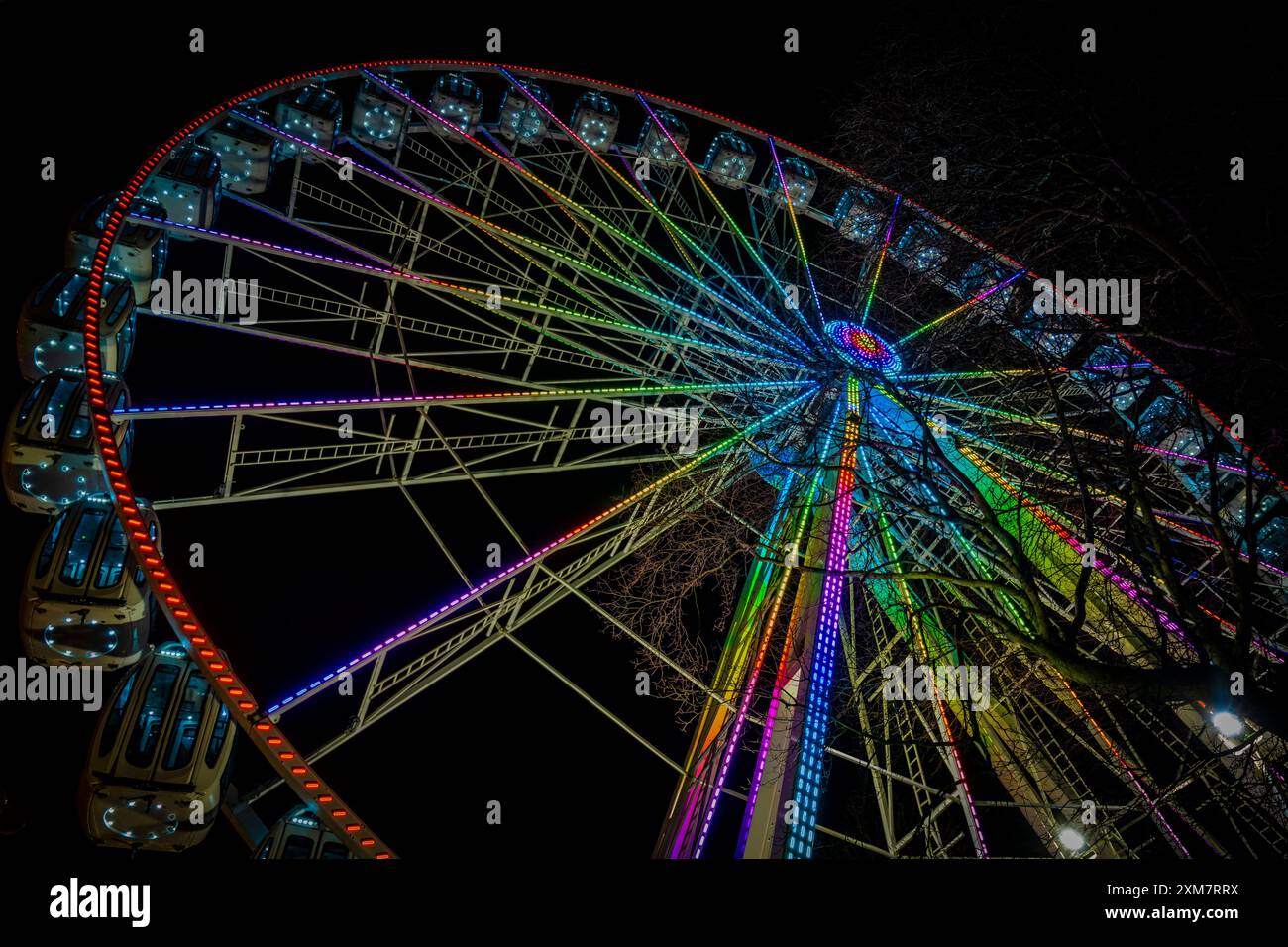 Marché de Noël d'Édimbourg, Écosse Banque D'Images