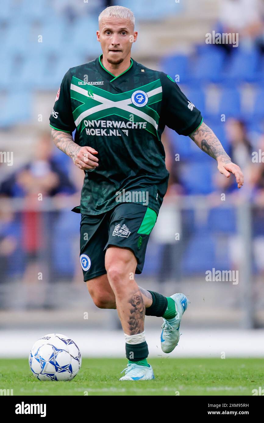 Zwolle, pays-Bas. 26 juillet 2024. ZWOLLE, PAYS-BAS - JUILLET 26 : Alexander Buttner de Graafschap lors du match amical de pré-saison entre PEC Zwolle et de Graafschap au MAC3Parkstadion le 26 juillet 2024 à Zwolle, pays-Bas. (Photo de Raymond Smit/Orange Pictures) crédit : Orange pics BV/Alamy Live News Banque D'Images