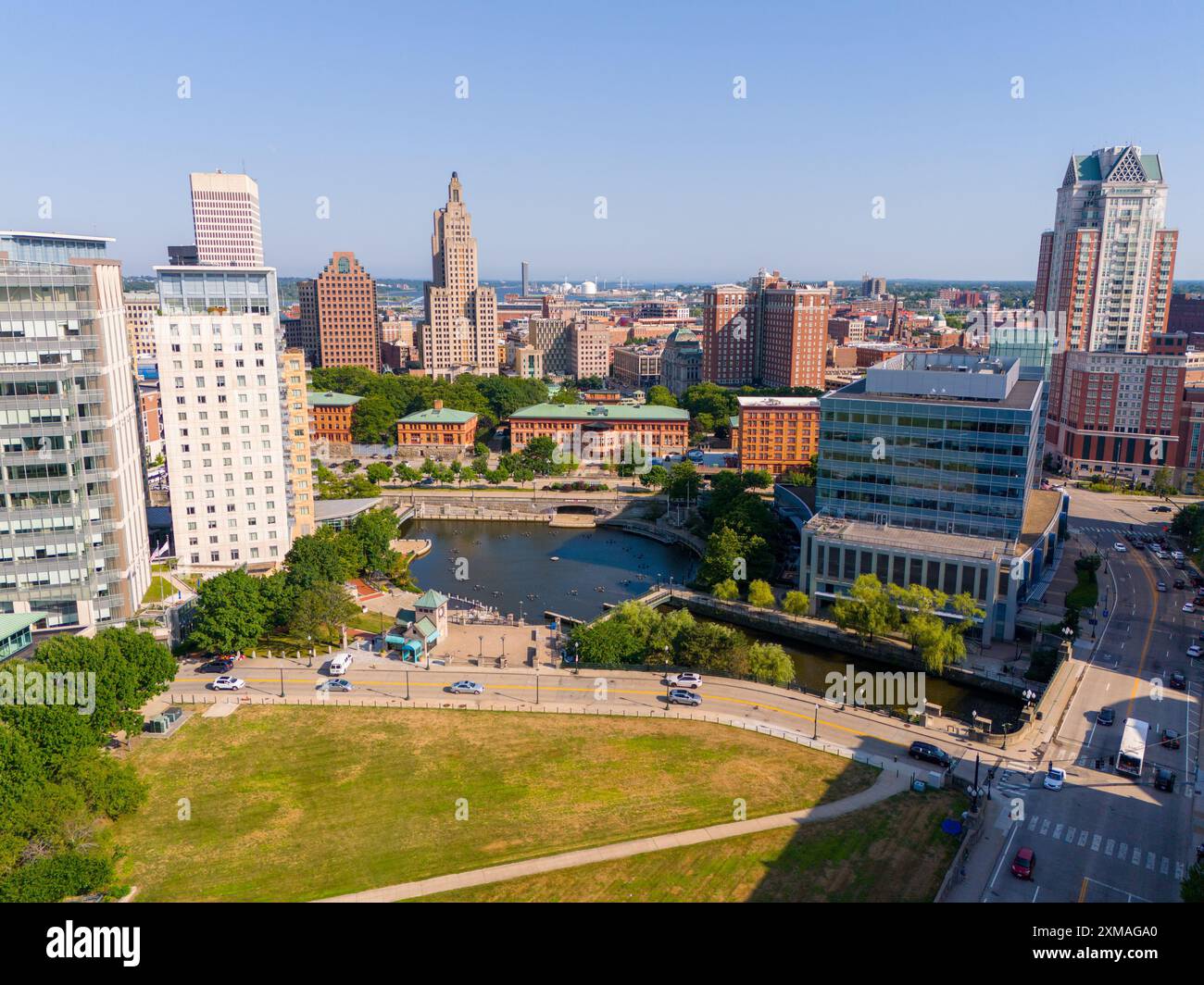 Photo Centre-ville de Providence Rhode Island 2024 Banque D'Images
