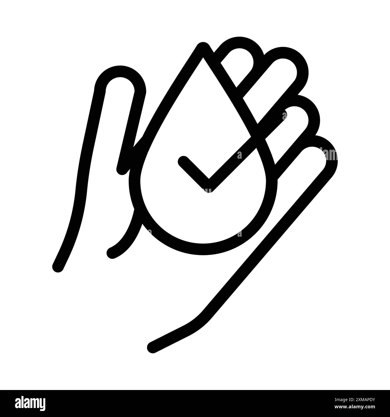 collection de marque de logo linéaire icône hypoallergénique en noir et blanc pour le web Illustration de Vecteur