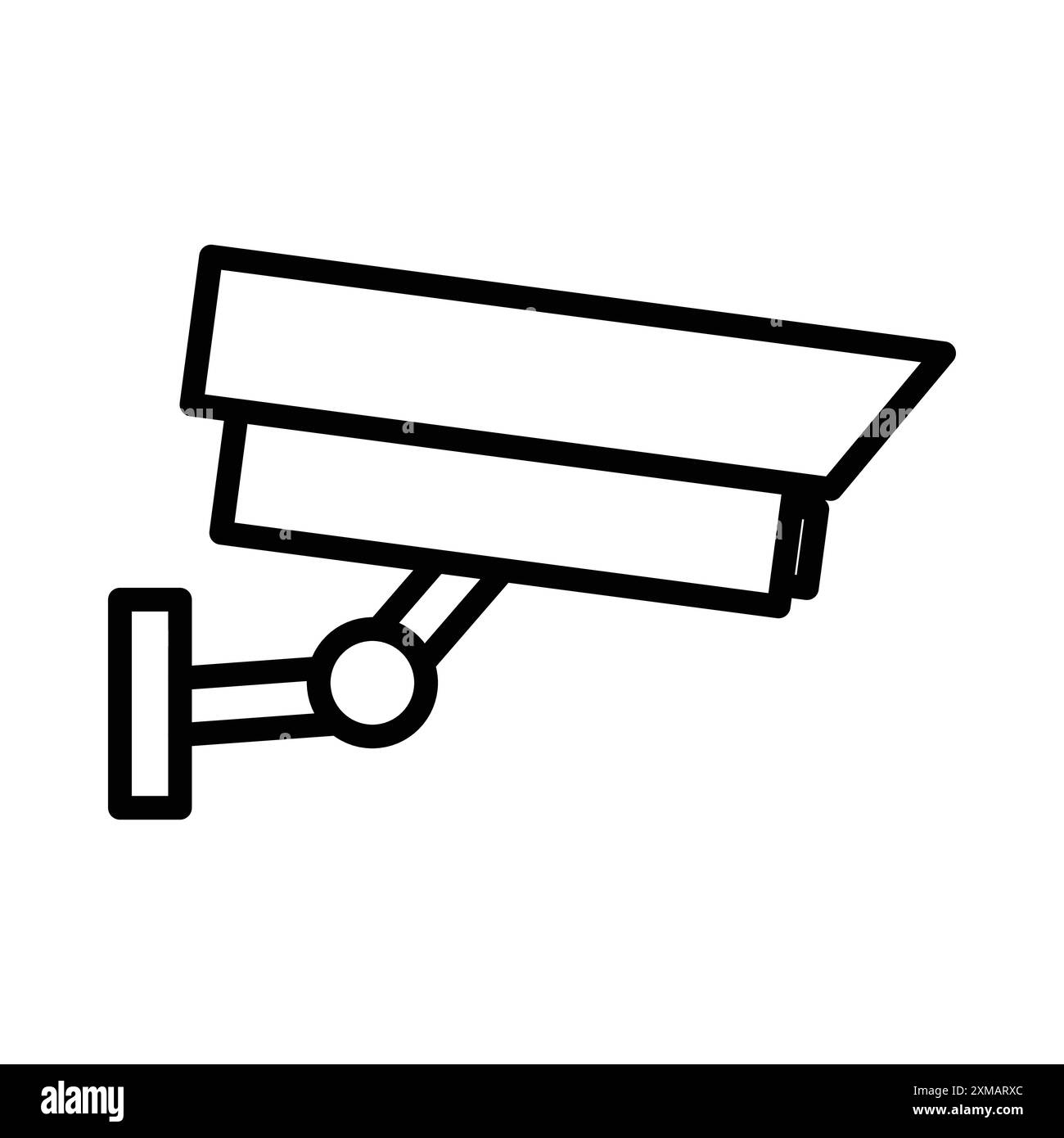 icône de surveillance linéaire marque de logo set collection en noir et blanc pour le web Illustration de Vecteur