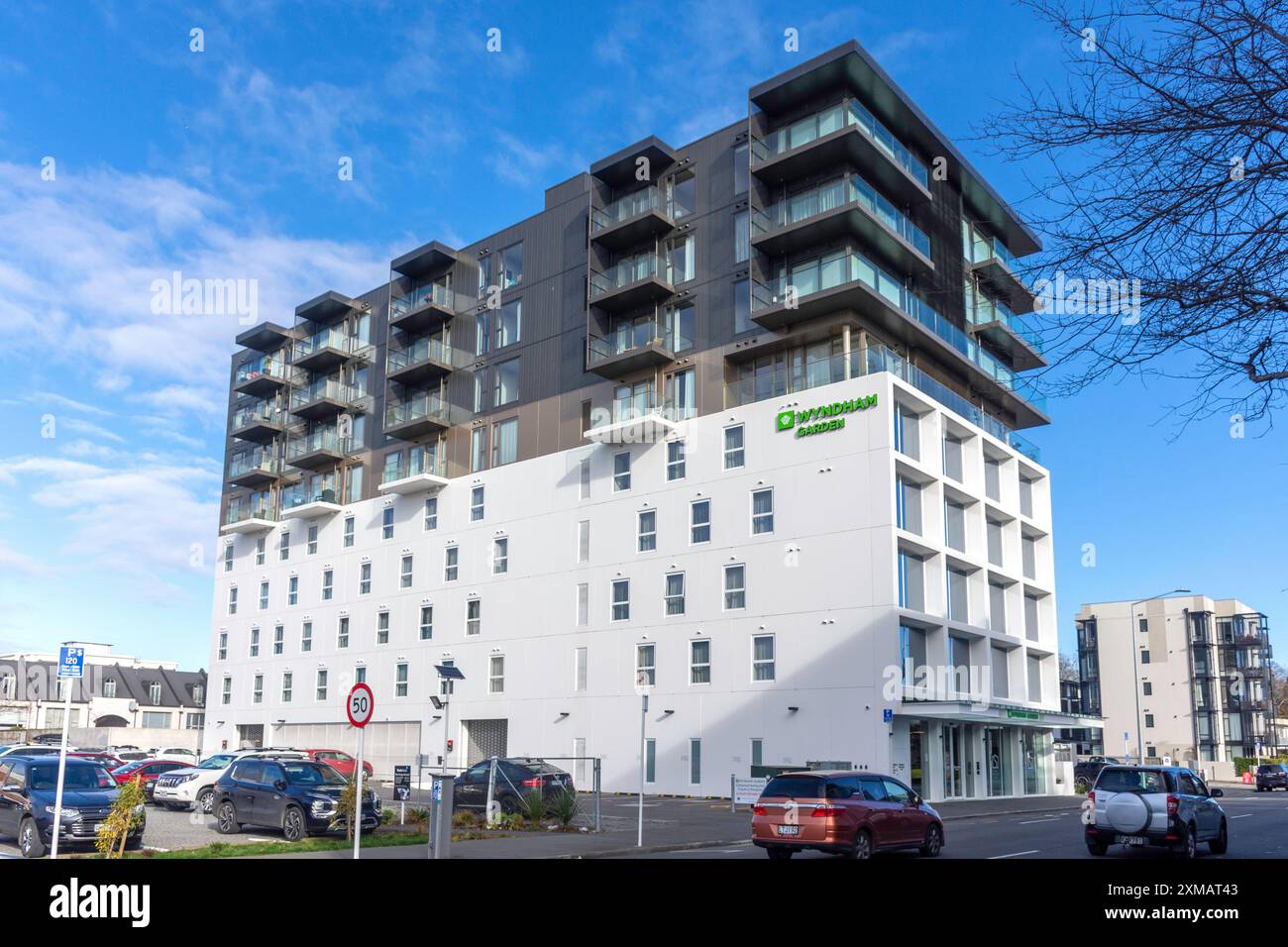 Wyndham Garden Christchurch City Hotel, Kilmore Street, Christchurch Central, Christchurch, Canterbury, nouvelle-Zélande Banque D'Images